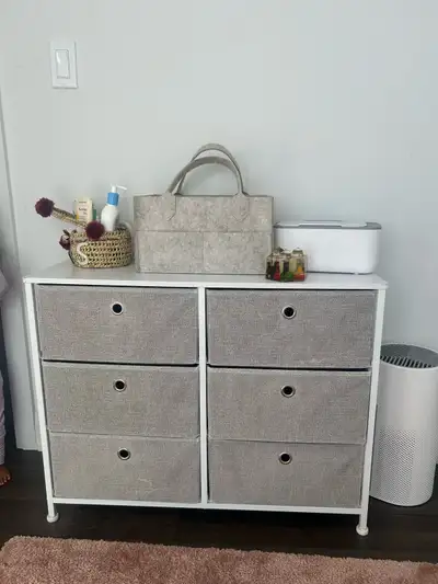 Small White and Grey Dresser, View more