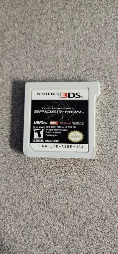 Nintendo 3DS The Amazing Spiderman, cartridge only, View more