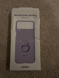 Samsung Galaxy Z Flip 3 Phone Case, Silicone Protective Cover 