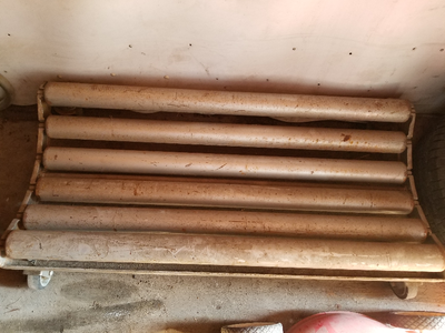 Large deluxe Flooring roller dolly. Linoleum dolly, carpet dolly, View more