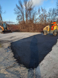 Concrete, asphalt paving and excavating 