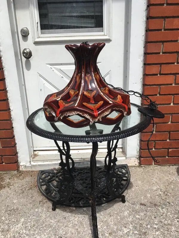 Ensemble de 4 Lampes Chalvignac Vintage Mid Century RARE in Indoor Lighting & Fans in City of Montréal - Image 10