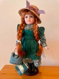 Anne of Green Cable Porcelain Doll NEW