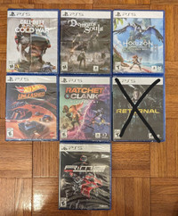 NEW SEALED PS5 games PRICES IN AD