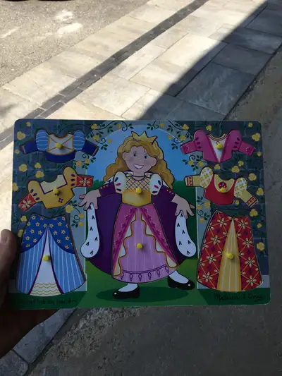 Melissa & Doug Princess Dress Up Mix & Match puzzle, View more