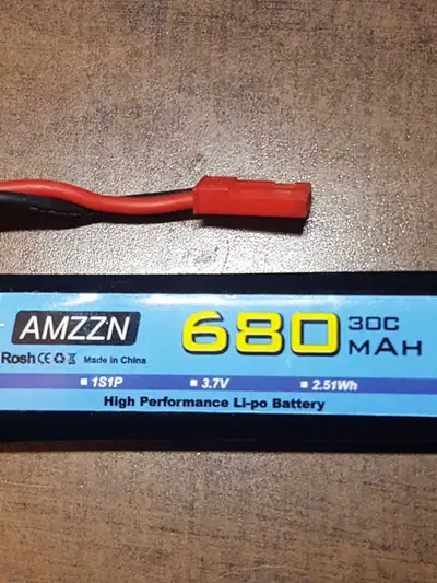 5 new 3.7V 680mAh Batteries, View more