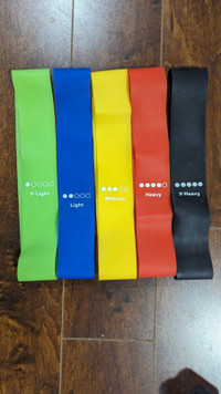 Exercise Bands Bundle Pack with weights