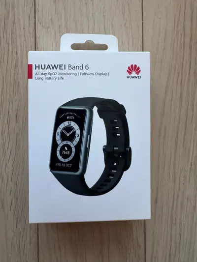 Awesome Huawei Band 6 smartwatch. New in box. Has all-day SpO2 monitoring and heart rate tracking. F...