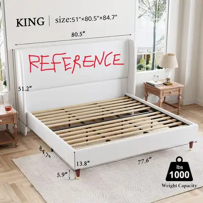 King bed frame  new in Box, View more