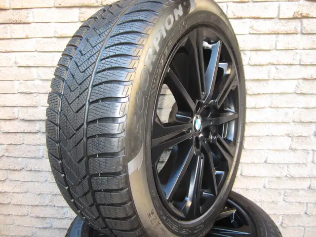 Like new  BMW X5 X6 OEM 20" winter snow wheel package style 748M in Tires & Rims in Oakville / Halton Region - Image 2
