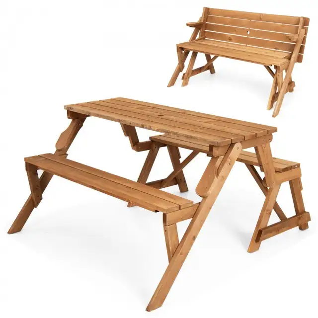 WAREHOUSE SALE ON 2 in 1 Picnic Table!! Retail $300 in Other Tables in Cambridge - Image 3