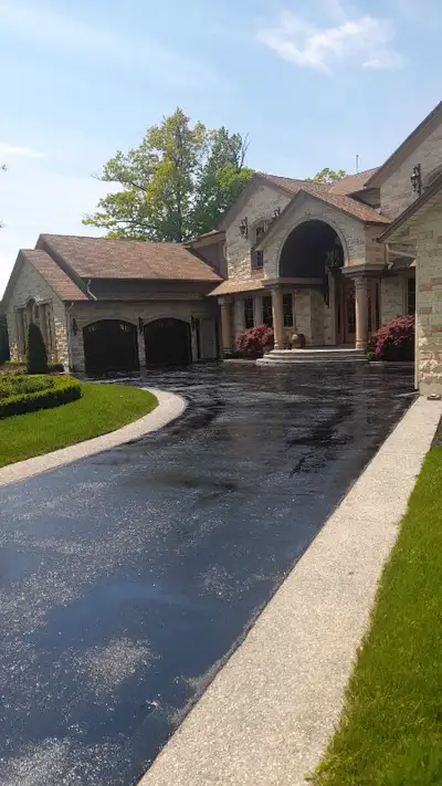 commercial/residential driveway sealing, View more