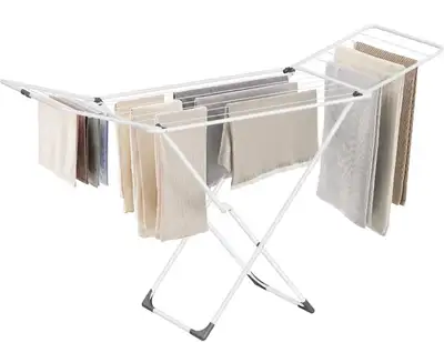 New-Metal Laundry Foldable Clothes Drying Rack, ULLR540W01, View more
