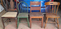 4 Wooden Chairs for sale together