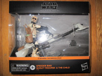 Speeder Bike Scout Trooper Star Wars Black Series Mandalorian