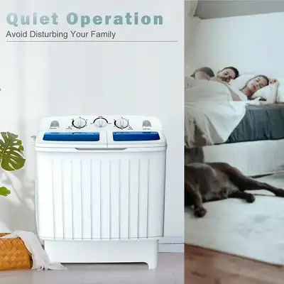 Portable 20lb Twin Tub Washing Machine, View more