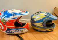 Two Dirt-Bike/BMX/Mortorcycle Helmets $25 each, or 2 for $45