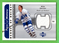 2002-03 UD Piece of History Heroes Jerseys #HHMG Mike Gartner