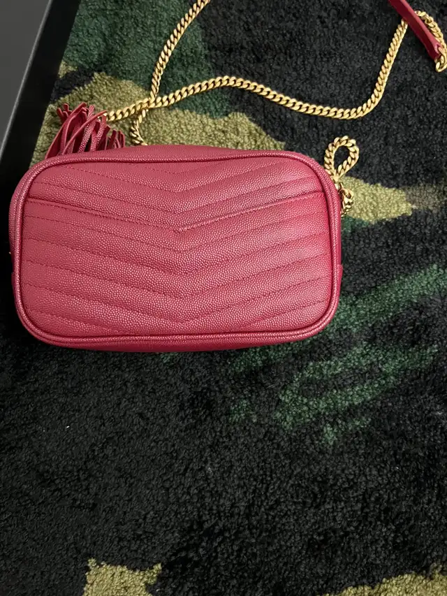 YSL Mini Lou leather bag $1650 IG: @SoleWorldWideHype in Women's - Bags & Wallets in City of Toronto - Image 3