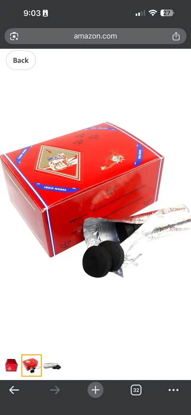 Three King Charcoal Premium Hookah Incense Charcoal Coals in Other in City of Toronto - Image 3