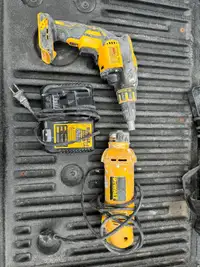 Dewalt drill, drywall cutter with charger 