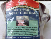 MELITTA COFFEE CONE (1 cup, plastic) NEW
