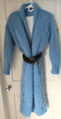 Hand knitted coat (Mohair )
