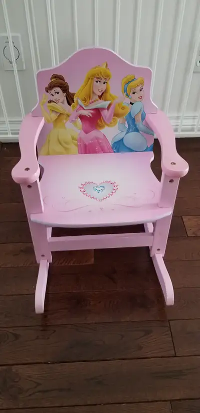 THE PERFECT PLAYROOM ACCESSORY – Disney princess kids rocking chairs for girls is the perfect play r...