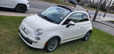 2013 Fiat 500C Lounge. 514 679 1999 92.000km. GREAT ON GAS. leather seats. AM FM CD Siri satellite,...