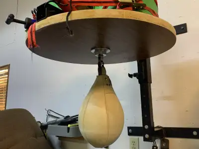 Speed bag on stand, View more