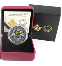Canadian $20 A Platinum Celebration - 1 oz Fine Silver Coin