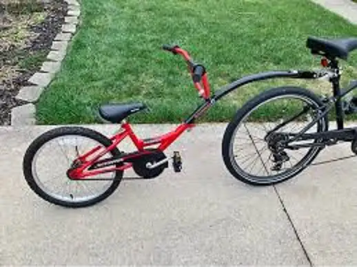 Schwinn tag-along ride behind bike trailer Tandem to seat post in Kids in Markham / York Region - Image 2