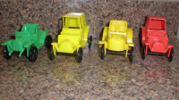 1950's Set of 4 Plasticraft plastic cars