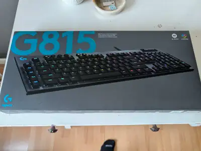 G815 Logitech RGB Keyboard with Tactile Switches, View more