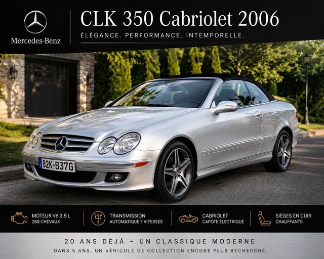 Mercedes décapotable CLK350