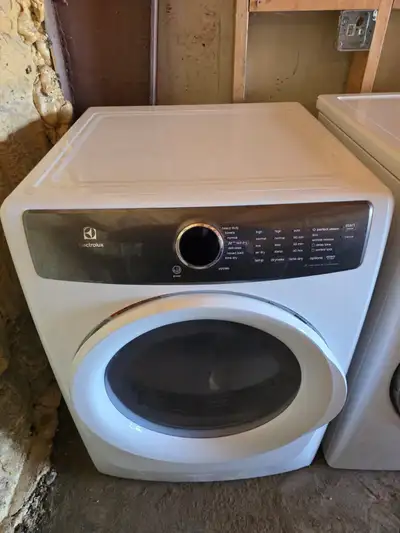 white electrolux front load dryer, View more