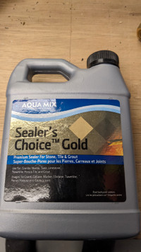 3/4 quart of Aqua Mix Sealer