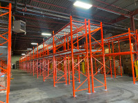 Canadian Made pallet racking for sale.