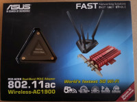 ASUS Dual-Band Wireless-AC1900 PCI-E Adapter PCE-AC68