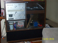 Stereo & Cabinet ( make me a good deal )