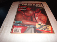 WRESTLING  SCENE Magazine 1984 + colour poster wwe wwf  wrestler