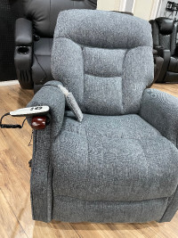 Lift Chair Electric Lift & Recline with Massage ,Heat, cup hold