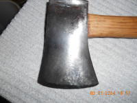 Vintage Wood Axe, Made in Canada
