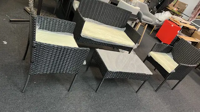 Extra $20 off, 4pc rattan wicker Outdoor Furniture Set in Patio & Garden Furniture in Markham / York Region - Image 2