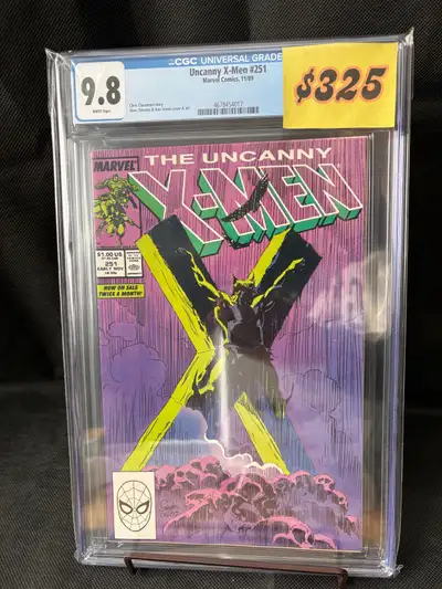 Uncanny X-Men #251 cgc 9.8 comic  Wolverine classic cover , View more
