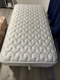 Single mattress with bed box