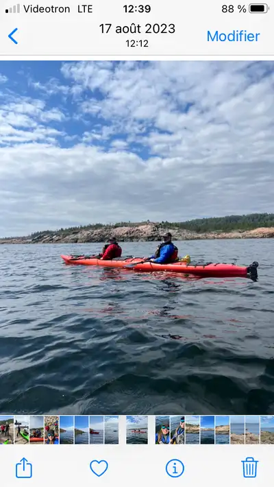 Kayak de mer tandem Boréal, View more