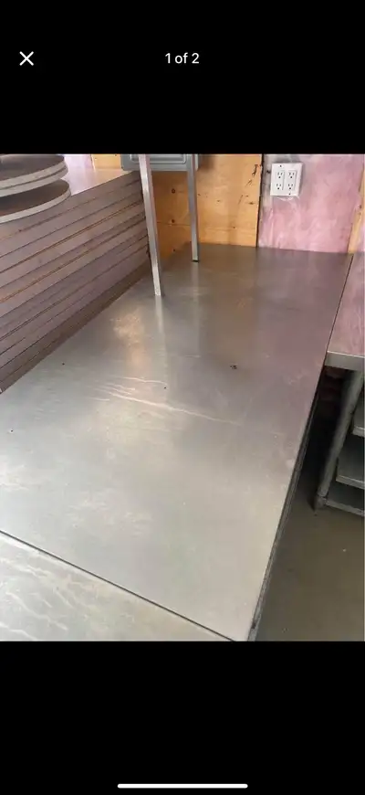 Stainless steel table , View more