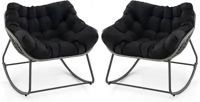 NEW Giantex Egg Rocking Chairs – Set of 2, View more