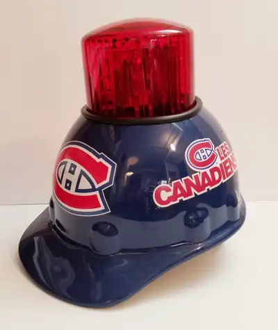 Montreal Canadians Hard Hat with Red Flashing Beacon, View more